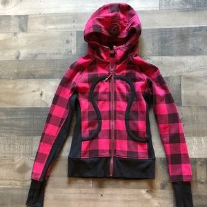 Lululemon lumberjack buffalo plaid scuba hoodie
